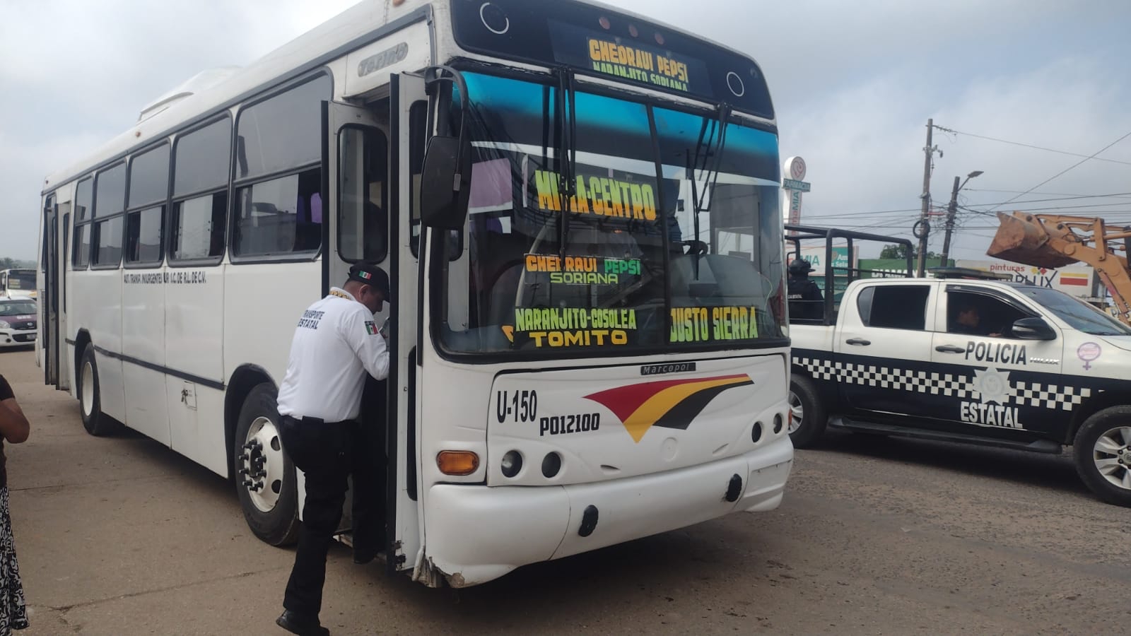 Realiza Transporte del Estado supervisiones aleatorias en Minatitlán y Cosoleacaque