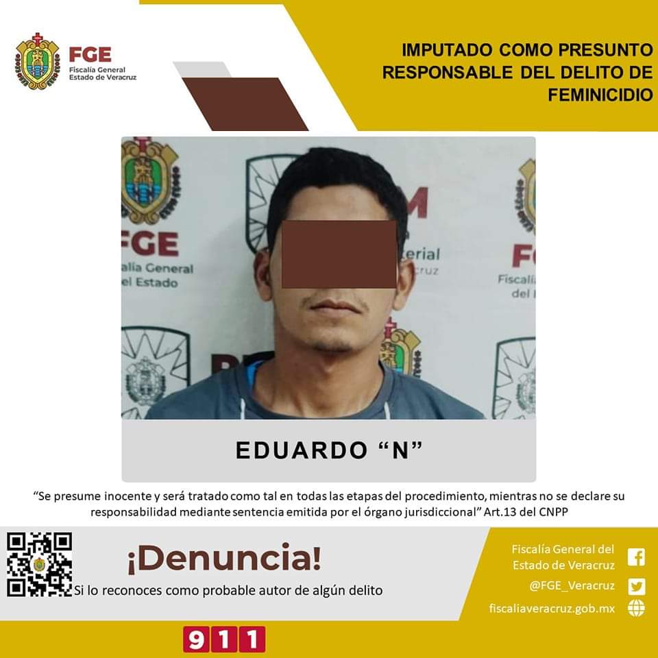 Dan 2 años de prisión preventiva a presunto feminicida en Coatzacoalcos