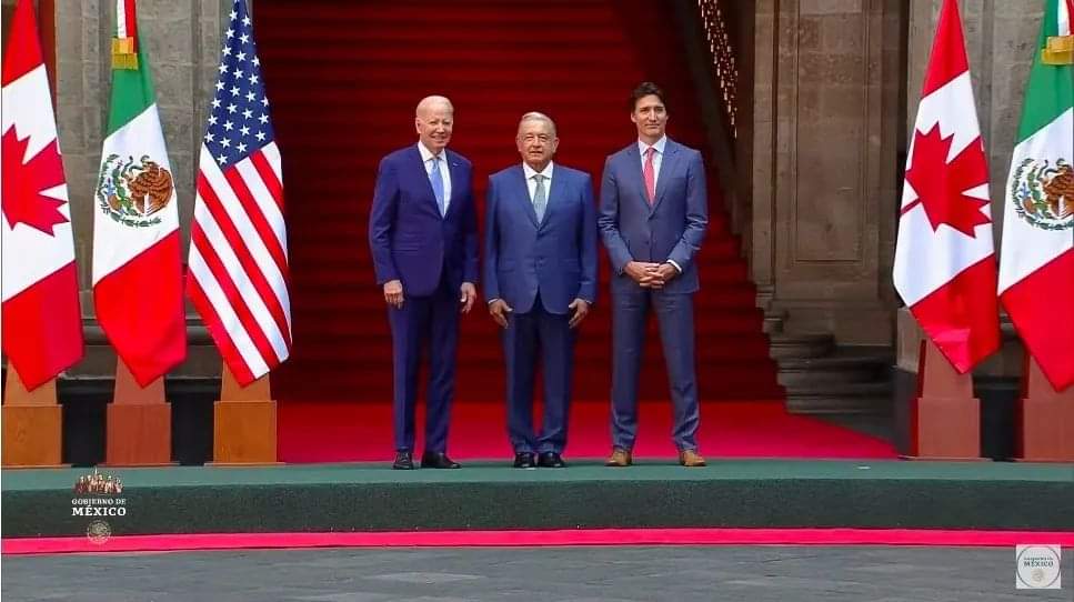 Evaden AMLO, Biden y Trudeau conflictos; priorizan las fotos