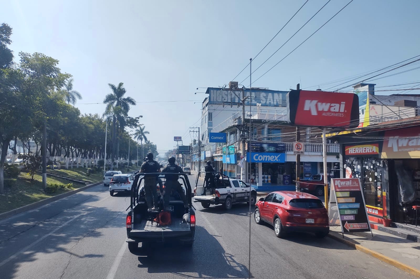 Fortalece SSP zona norte con patrullajes aéreos y terrestres