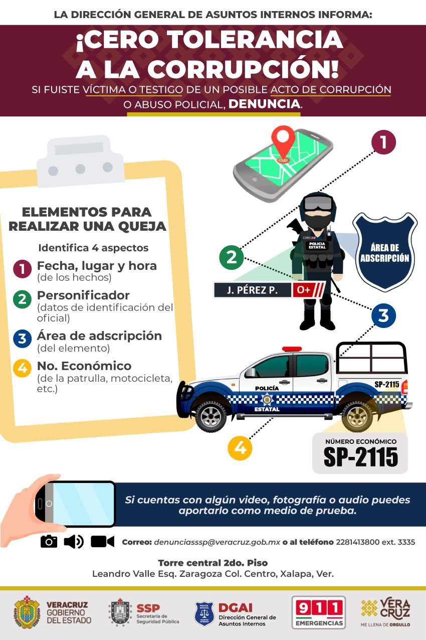 Aplica Asuntos Internos sanciones ante malas prácticas de elementos operativos