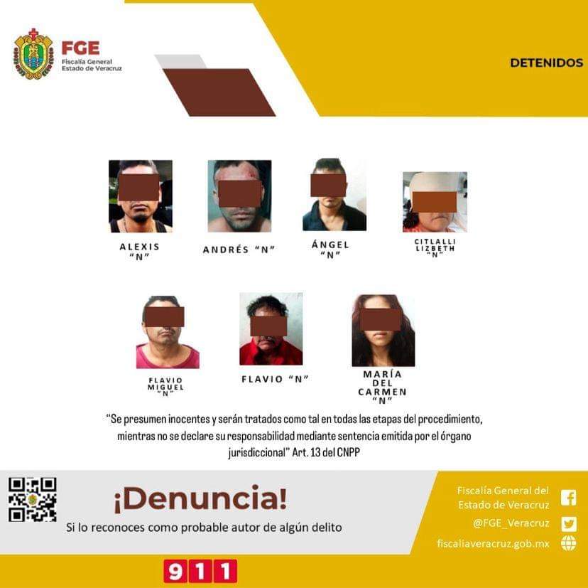 FGE detiene a siete personas por balacera en Medellín de Bravo