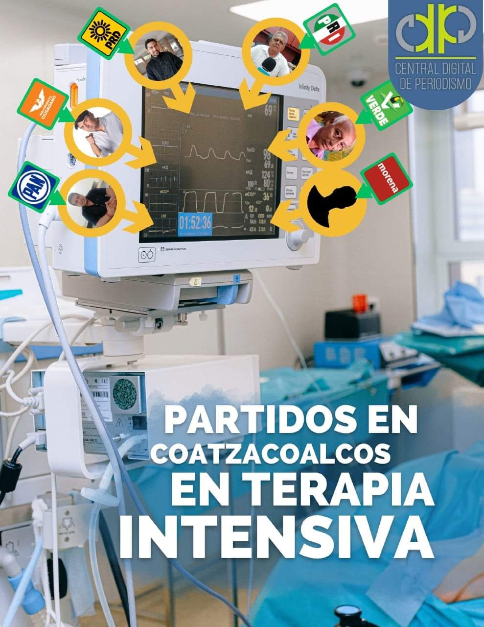 Partidos políticos de Coatza en “terapia intensiva”