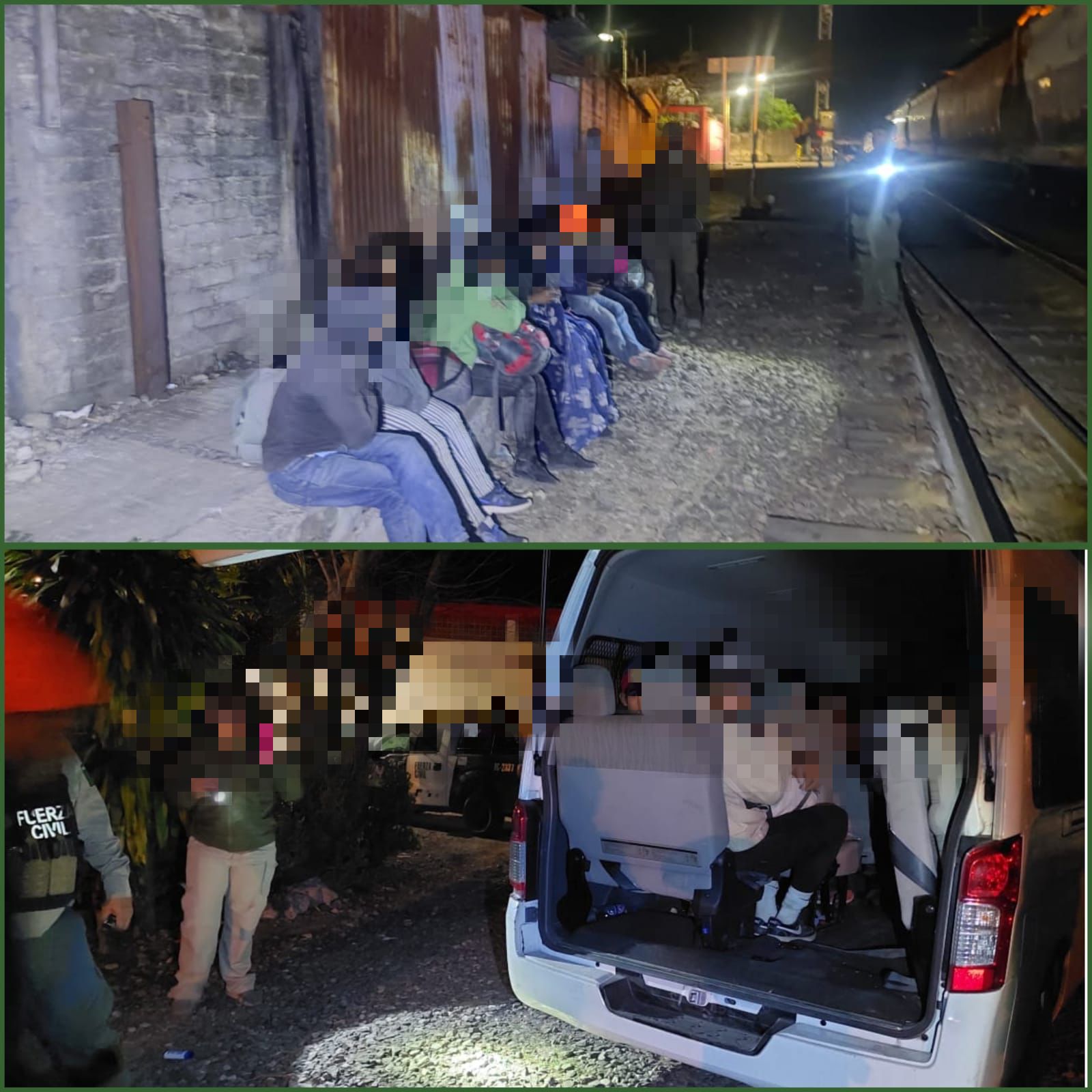 Resguarda SSP a 16 migrantes en Acayucan y Oteapan