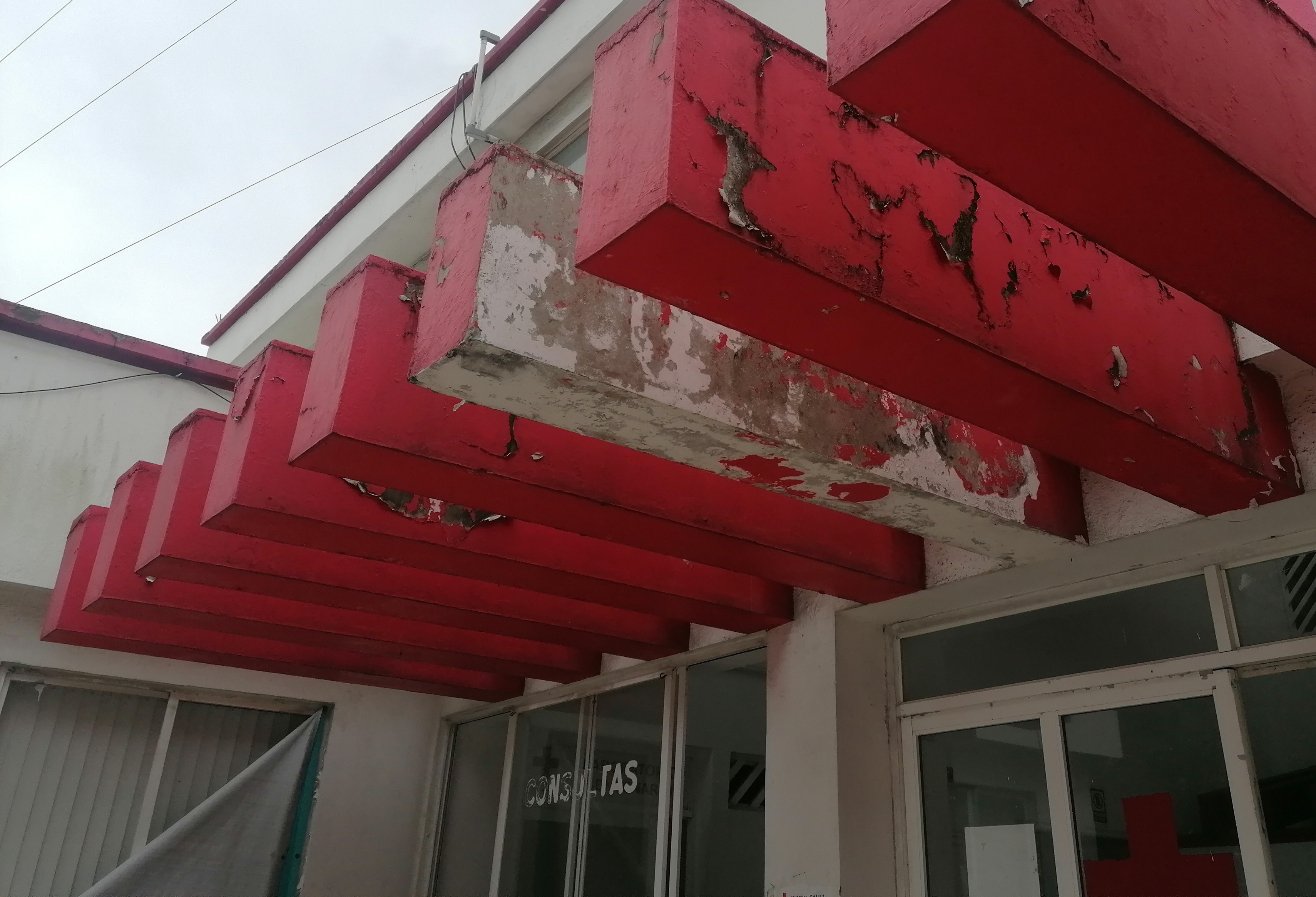 Cruz Roja de Coatzacoalcos en deterioro 