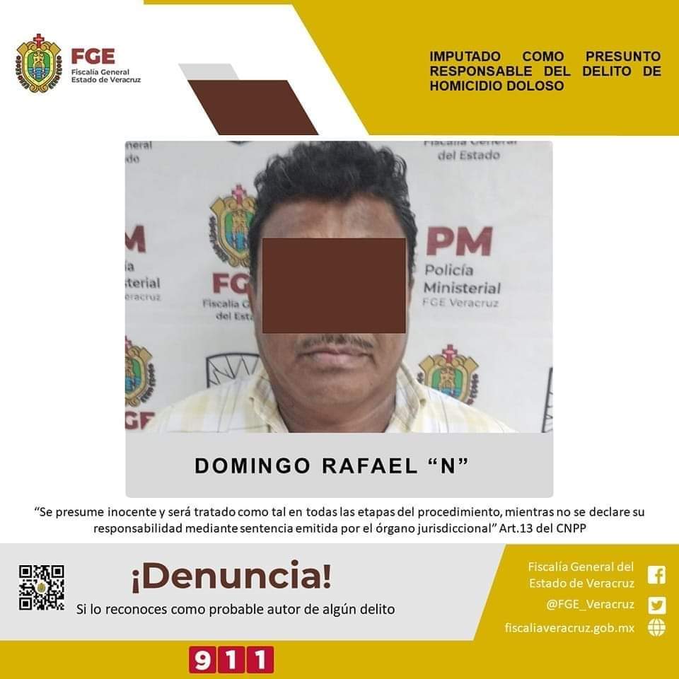 Imputado como presunto responsable del delito de homicidio doloso