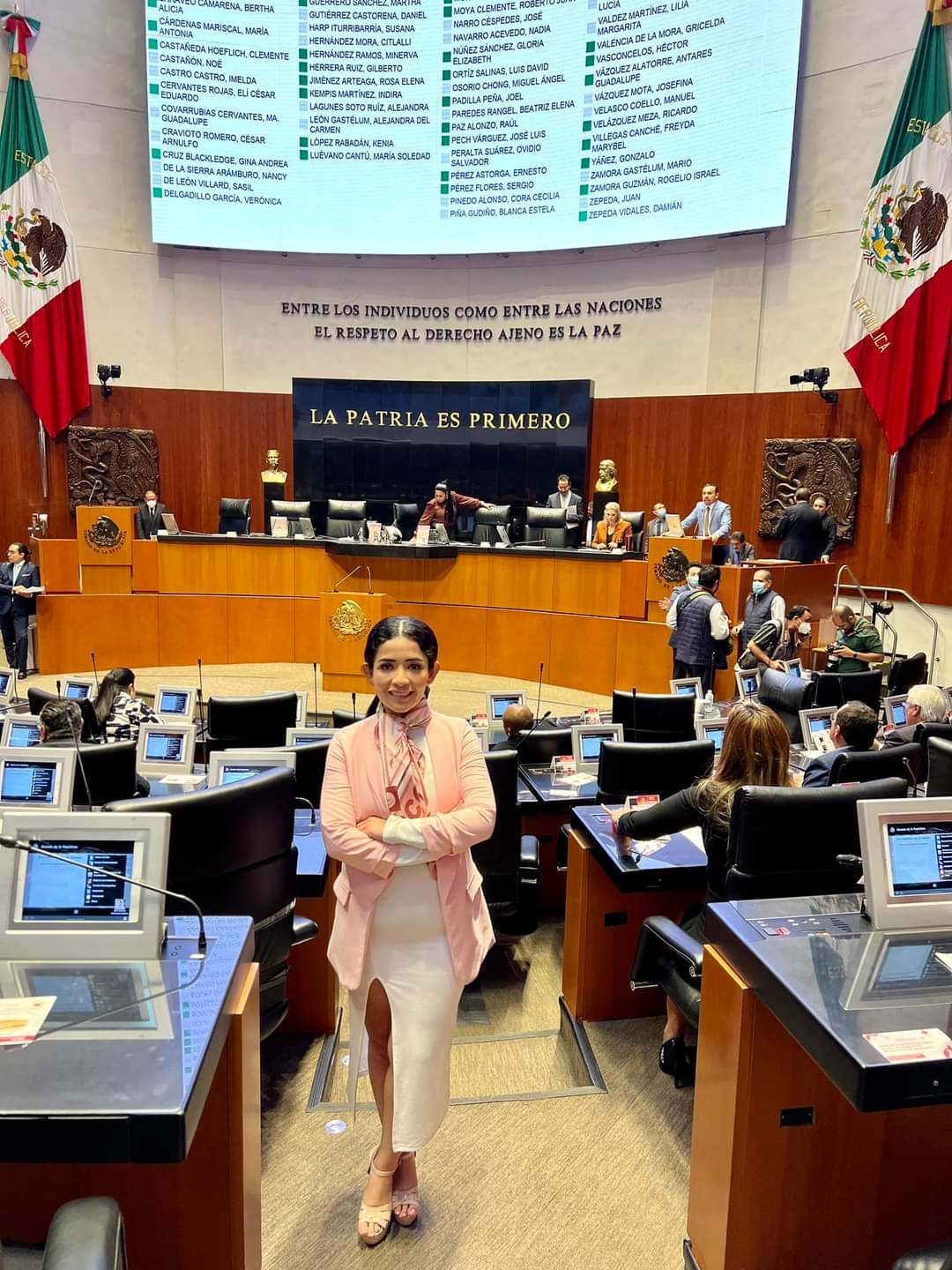 Claudia Balderas deja el Senado