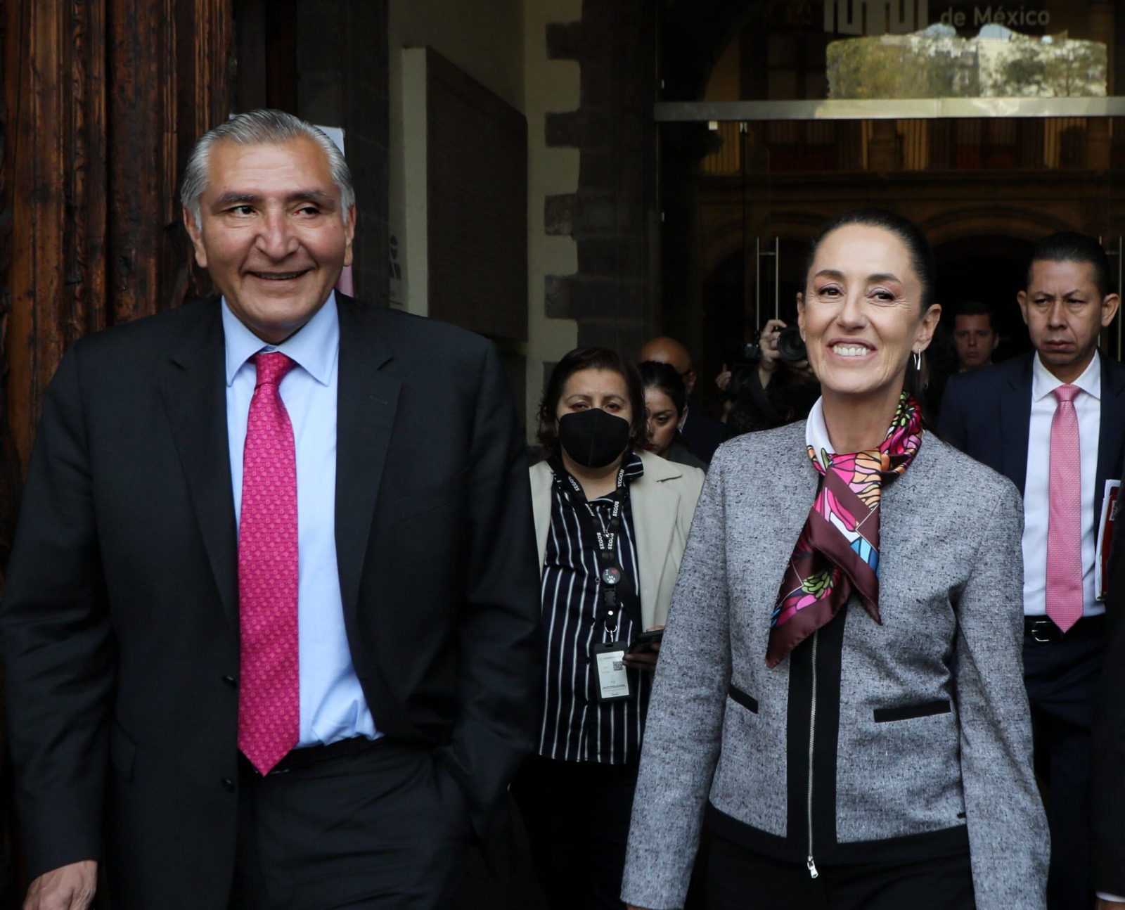 Llegan Adán y Sheinbaum al sur de Veracruz