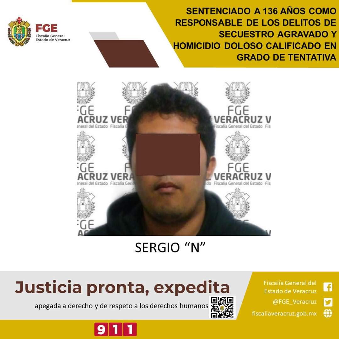 Sentenciado a 136 años por secuestro agravado y homicidio doloso