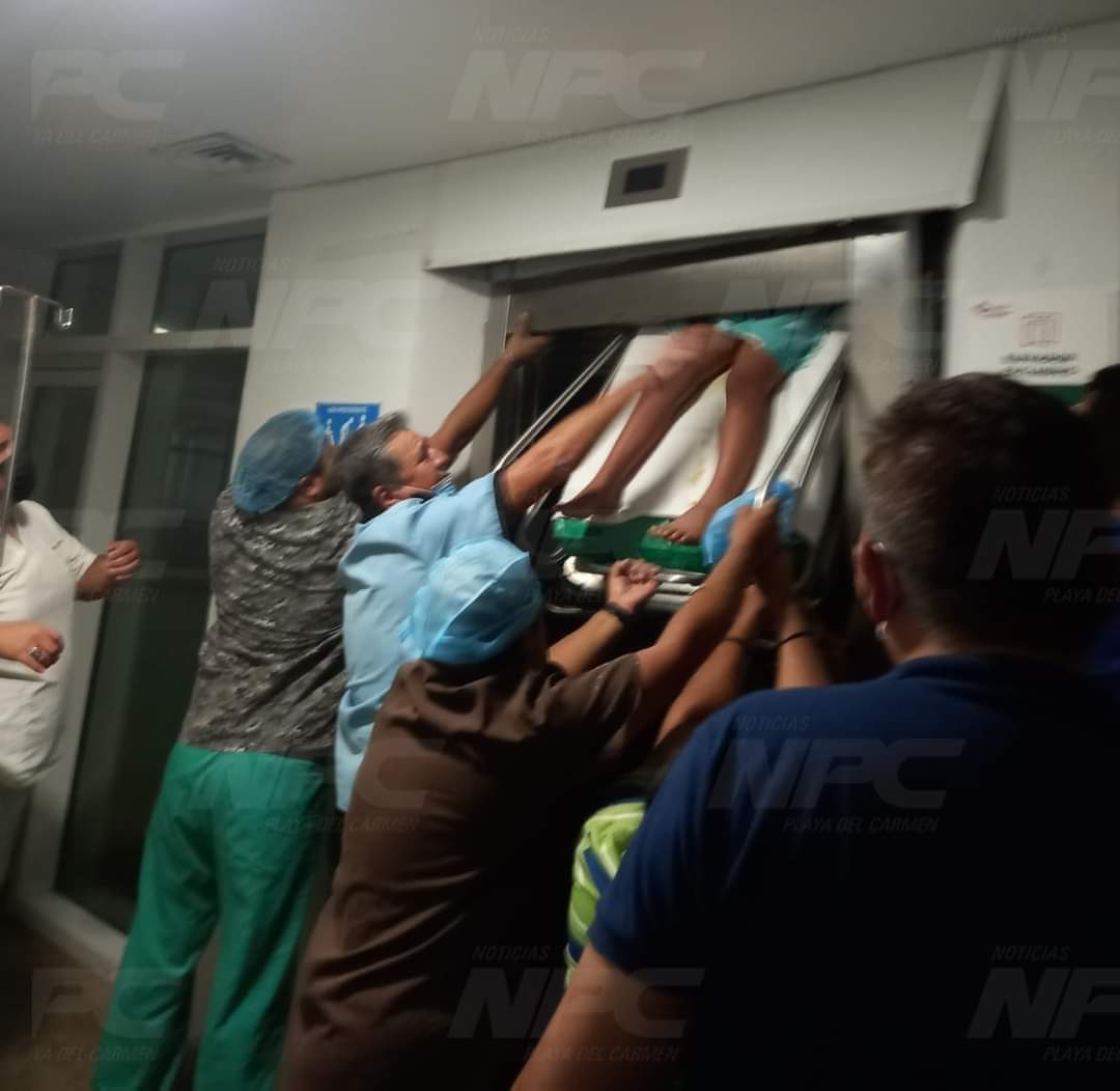 Muere niña aplastada en elevador del IMSS en Playa del Carmen