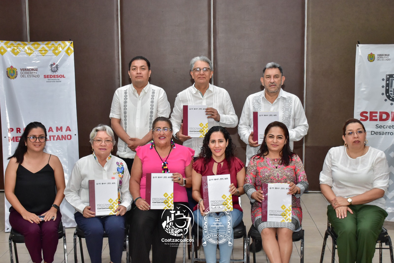 Reciben autoridades municipales el Programa Metropolitano de Coatzacoalcos