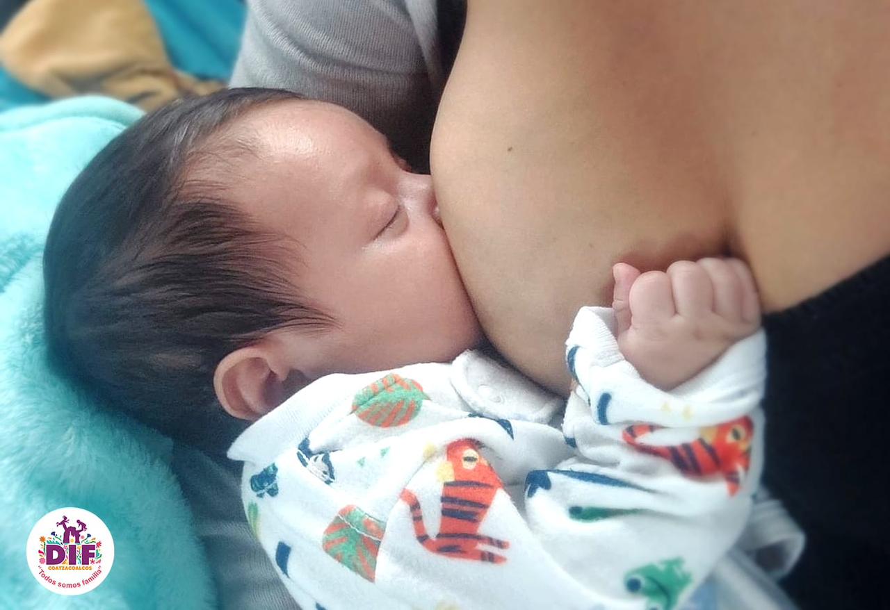 DIF Coatzacoalcos promueve la lactancia materna exclusiva
