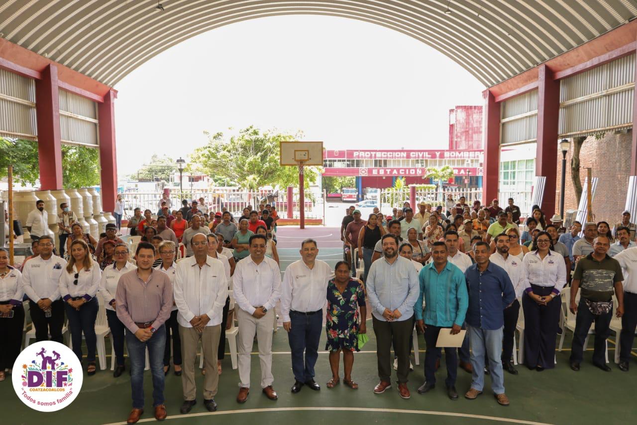 Más de 90 familias de Coatzacoalcos serán beneficiadas con el programa Desarrollo a la Vivienda y a la Comunidad