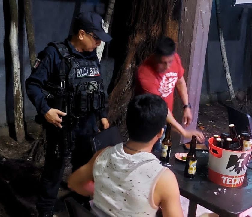 Recorre SSP 34 municipios del estado durante Operativo Bares y Cantinas y aplica más de tres mil inspecciones