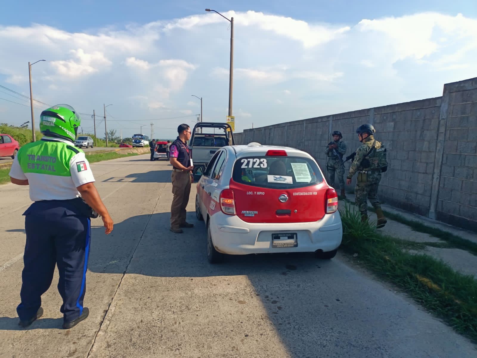 Realiza Transporte del Estado Operativo Ruta Segura en zona sur