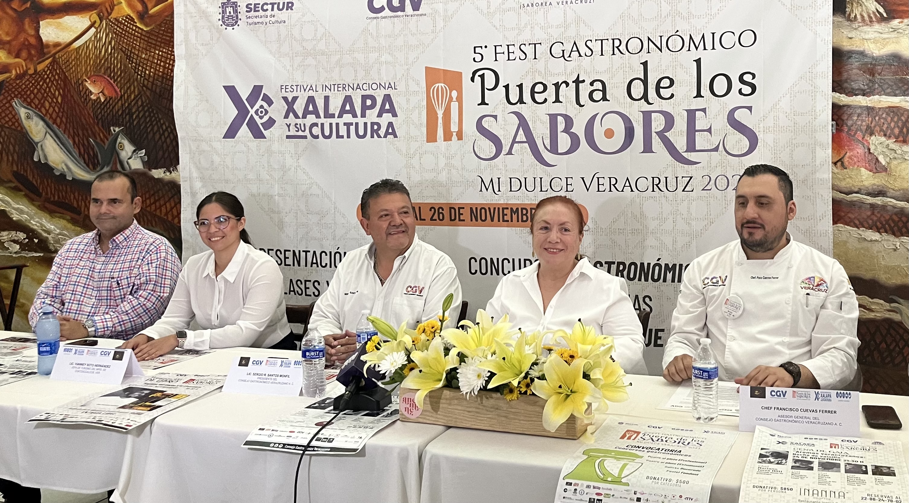 Presentan el quinto Fest Gastronómico denominado Puerta de los Sabores mi Dulce Veracruz 2023