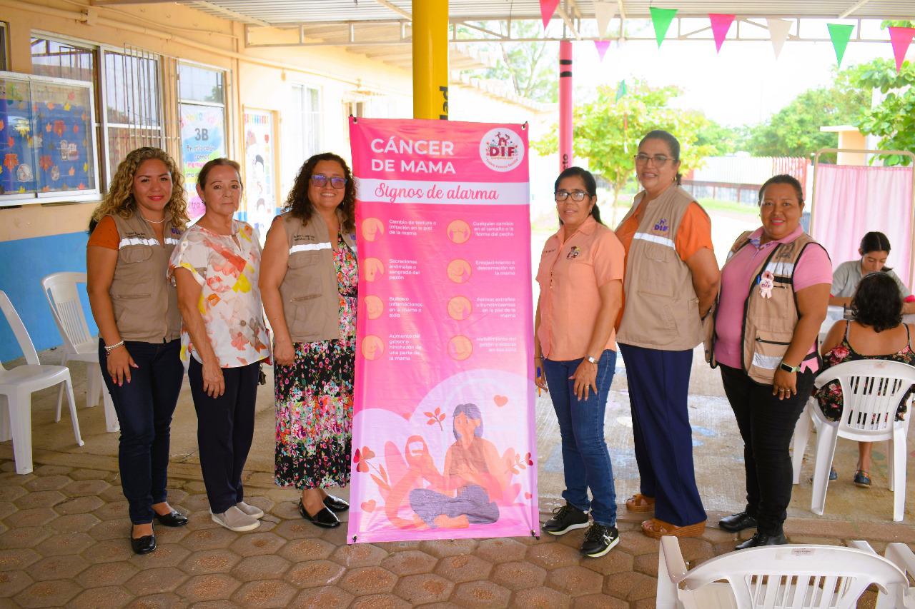 DIF Coatzacoalcos realiza jornada de prevención y detección del cáncer de mama