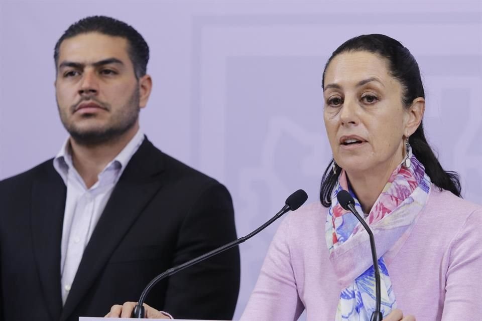 Rescata Sheinbaum a García Harfuch