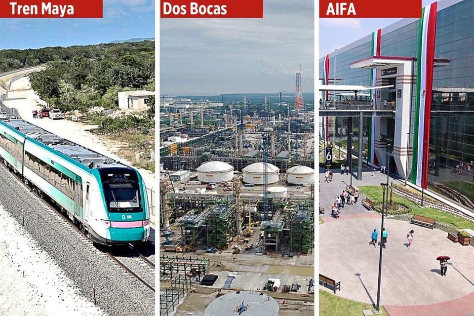 Exceden megaobras $468 mil millones