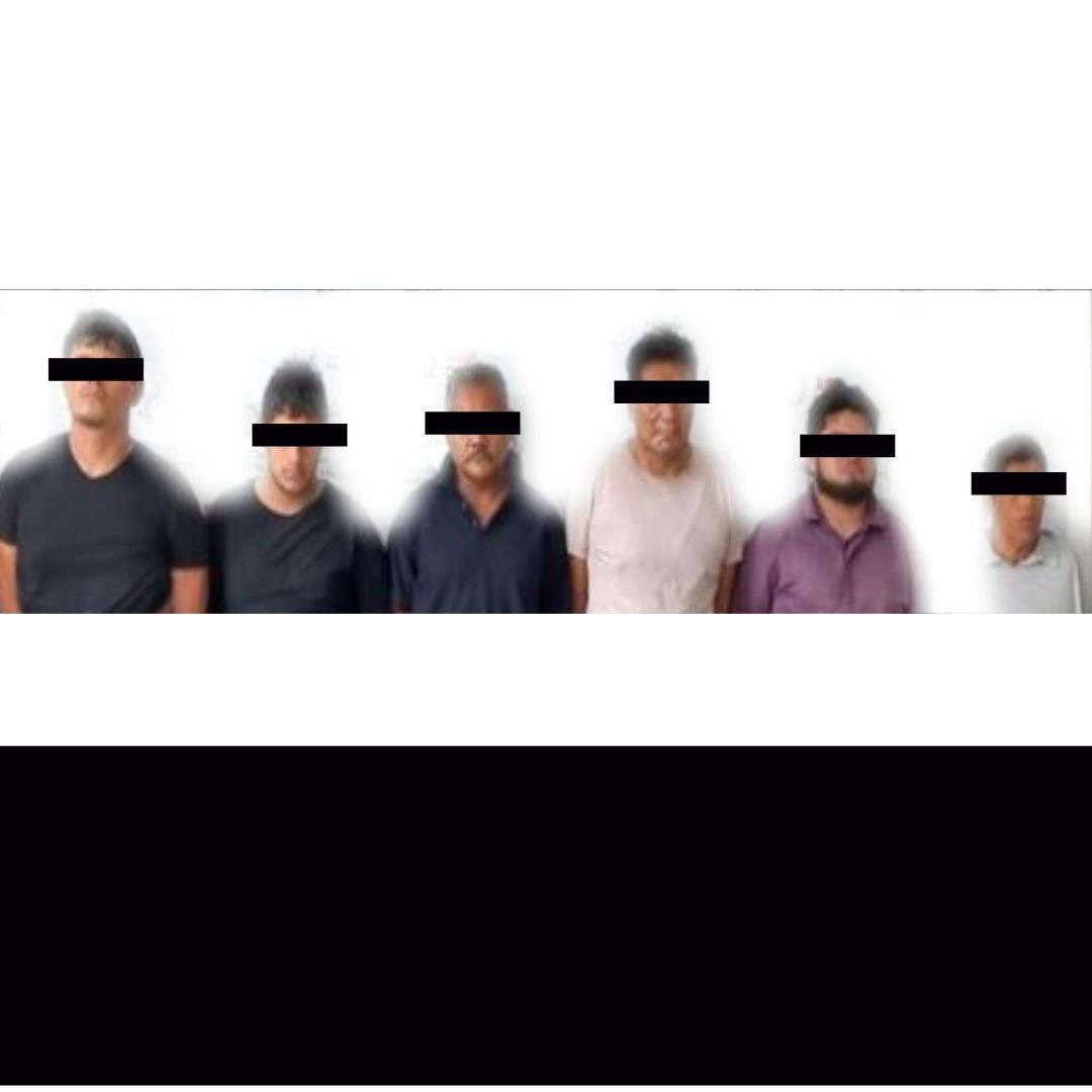 Atrapan a seis hombres y rescatan a una persona privada de la libertad en San Andrés Tuxtla