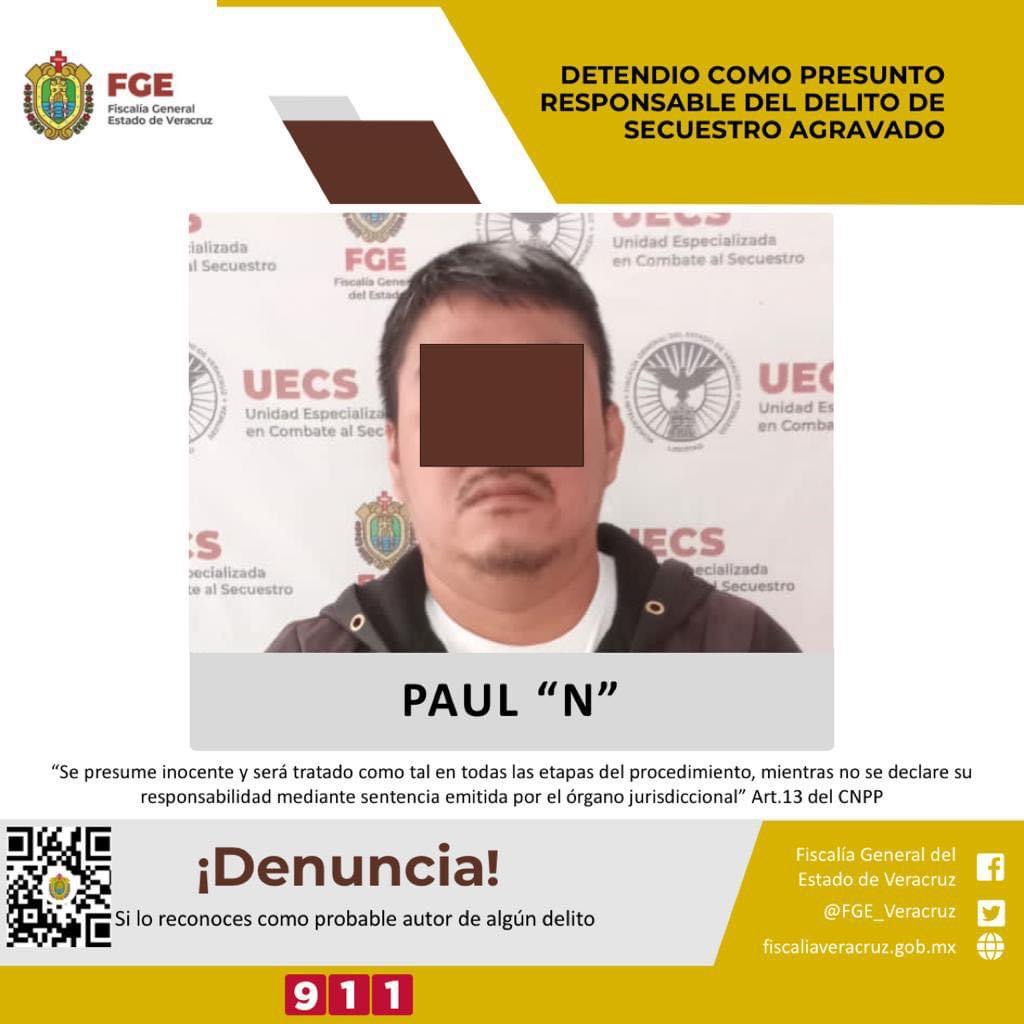 Detenido como presunto responsable de secuestro en Córdoba