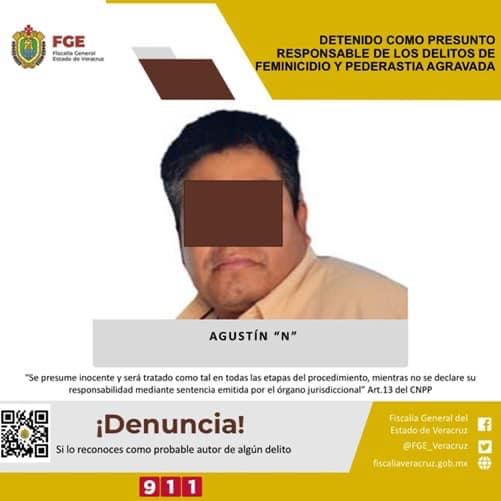 Capturan a sujeto que abusó sexualmente y mató a bebé de un año, en San Andrés Tuxtla