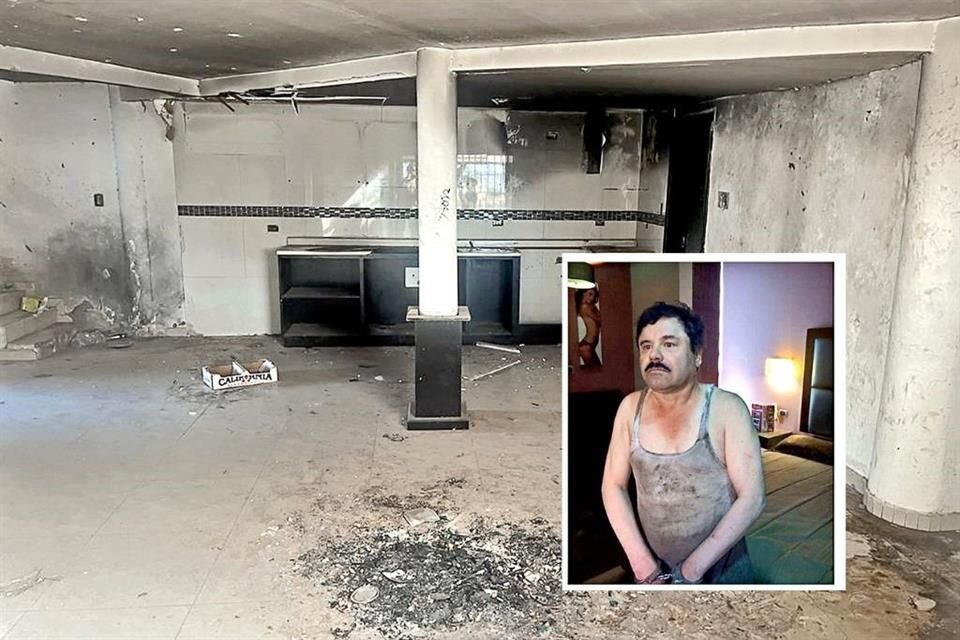 Abandonan casa del ‘Chapo’ Guzmán en Sinaloa