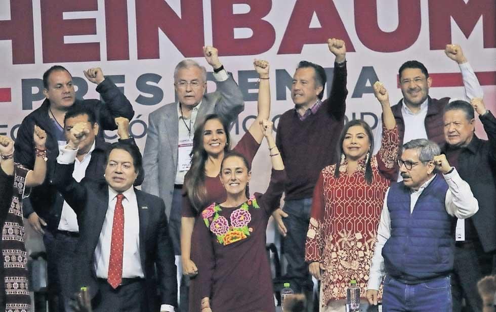Ungen a Sheinbaum; alistan 20 mil candidaturas