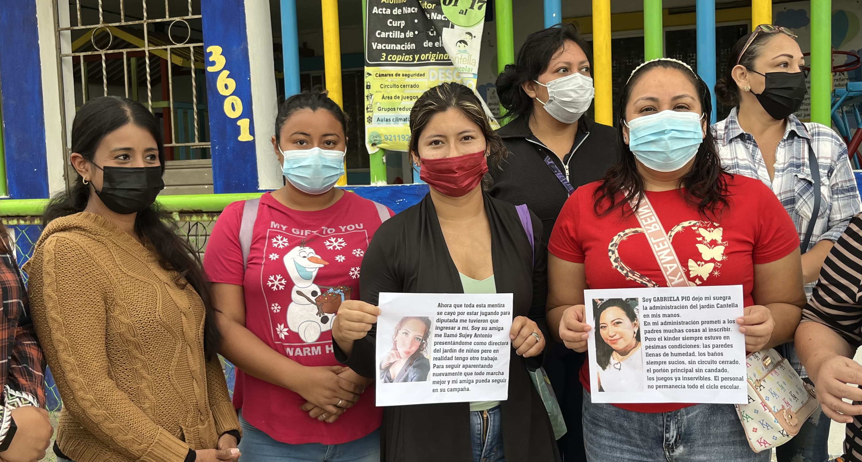 Madres y maestras denuncian malas condiciones y falta de pago en kínder