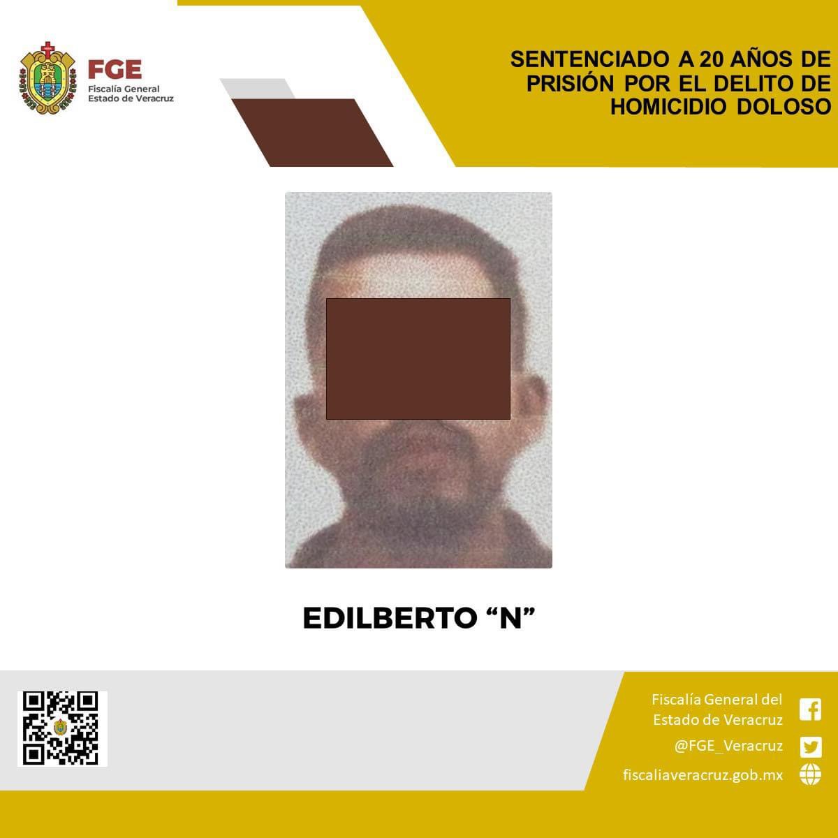 Sentenciado a 20 años de prisión por el delito de homicidio doloso en Xalapa