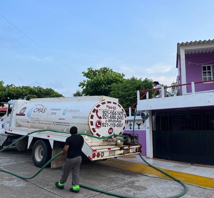 Atiende CMAS escasez de agua en el poniente de la ciudad
