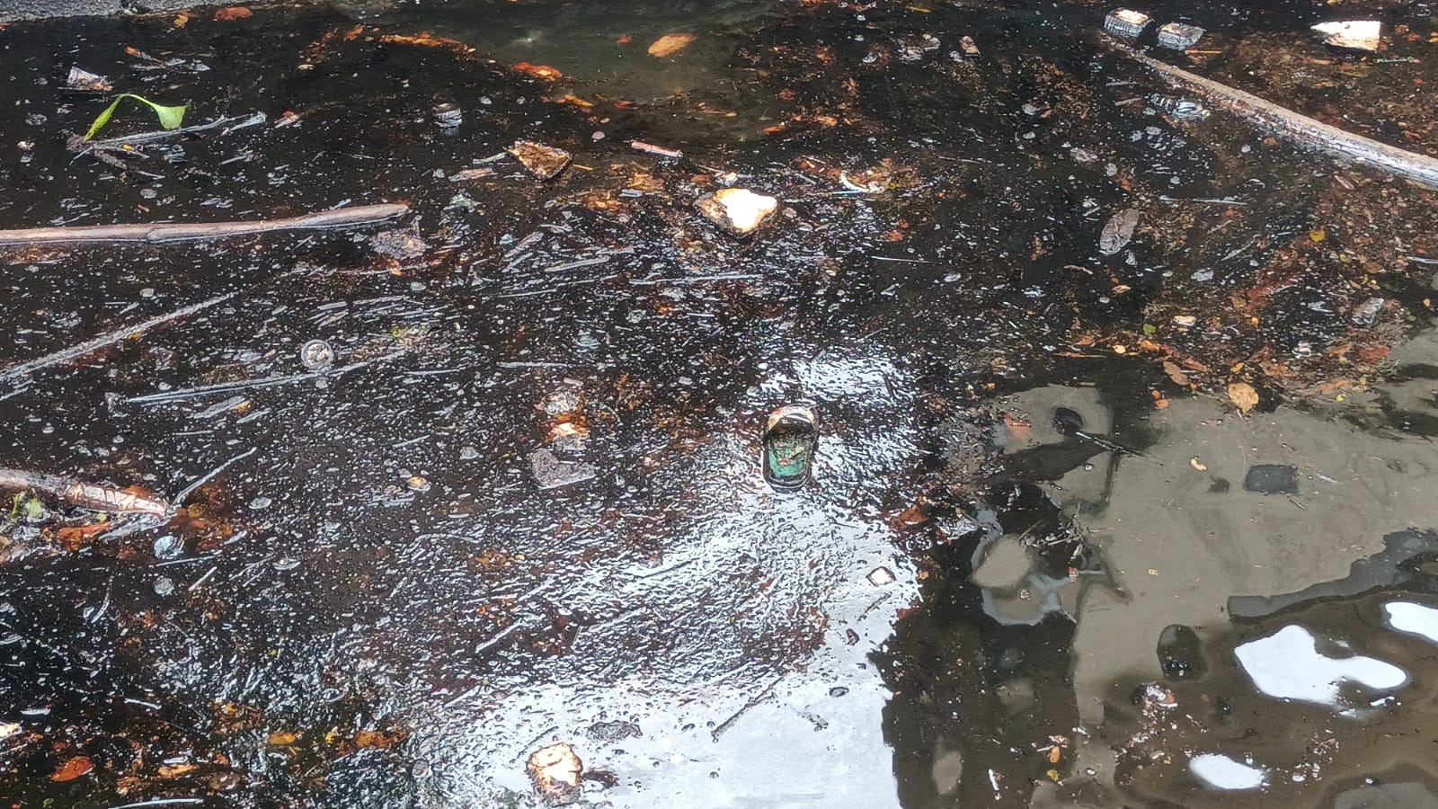 Otra vez… Aparecen manchas de aceite en el río Coatzacoalcos