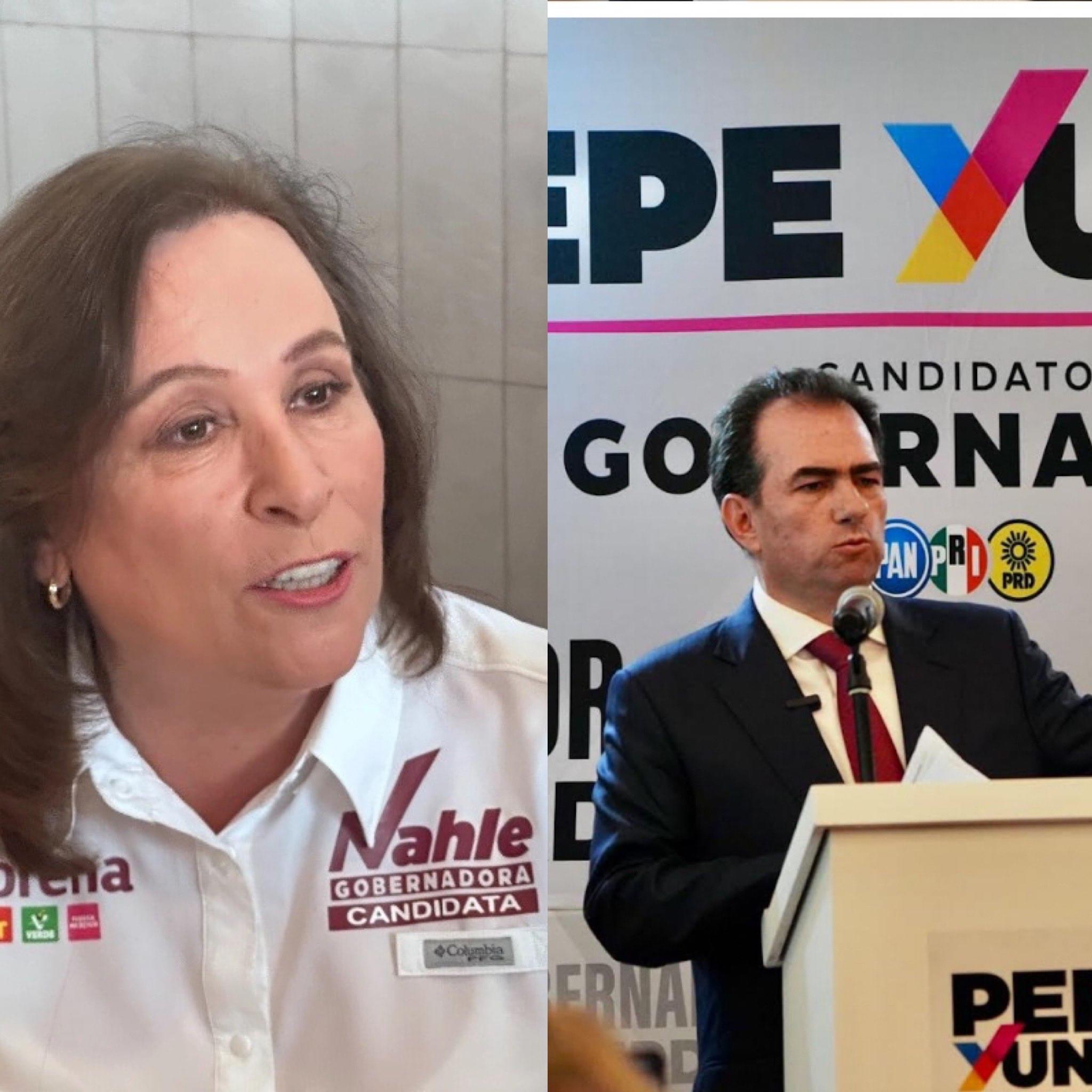 Denuncia Pepe Yunes enriquecimiento ilícito de Nahle; “tienes doble moral”, le responde