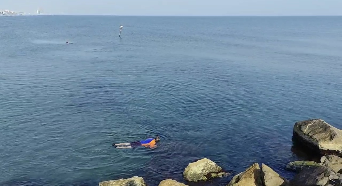 En Coatzacoalcos practican snorkeling en donde se hundió “El Callao”