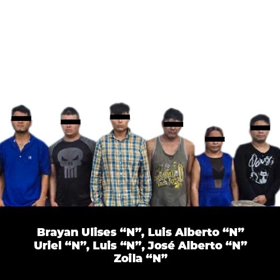 Atrapan a banda de extorsionadores y narcomenudistas en Poza Rica