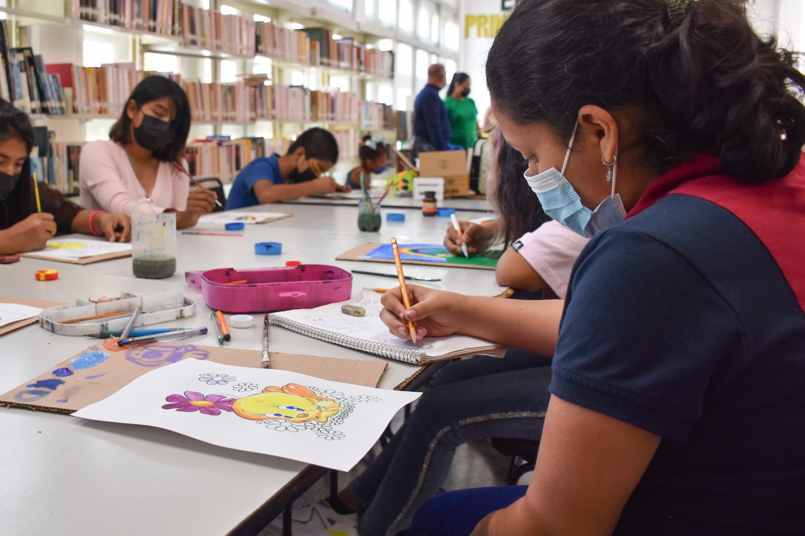 Reapertura del Módulo de Biblioteca Municipal en el ejido Colorado