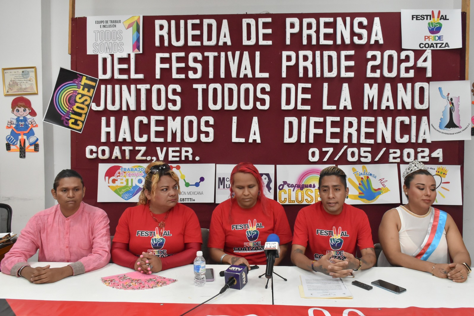 Invitan al ‘Festival Pride Coatza 2024, Juntos Todos de la Mano Hacemos la Diferencia’