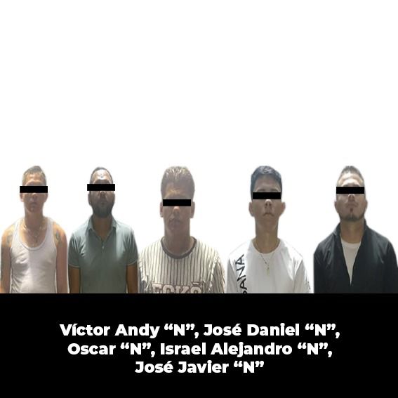 En Ciudad Isla, Fuerza Civil capturó a célula delictiva dedicada al narcomenudeo