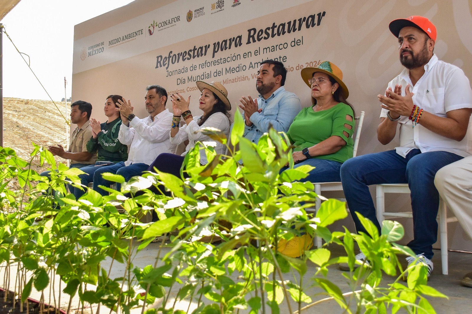 Se suma Coatzacoalcos a la reforestación masiva del polígono de Las Matas