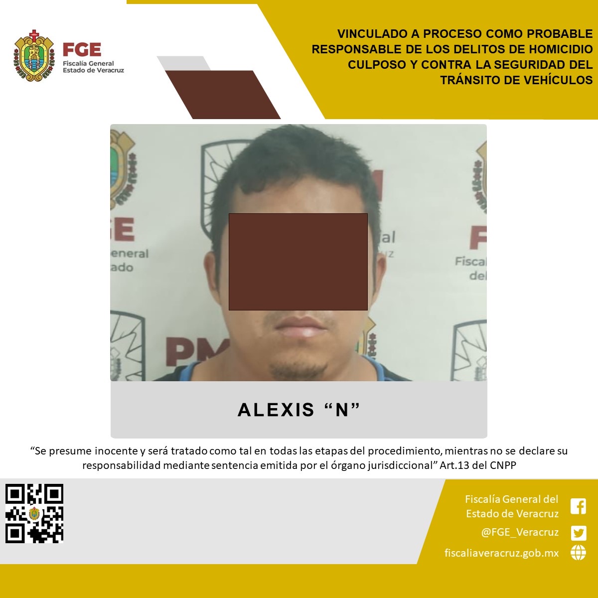 Homicida de la pequeña Zafiro, fue vinculado a proceso por homicidio culposo