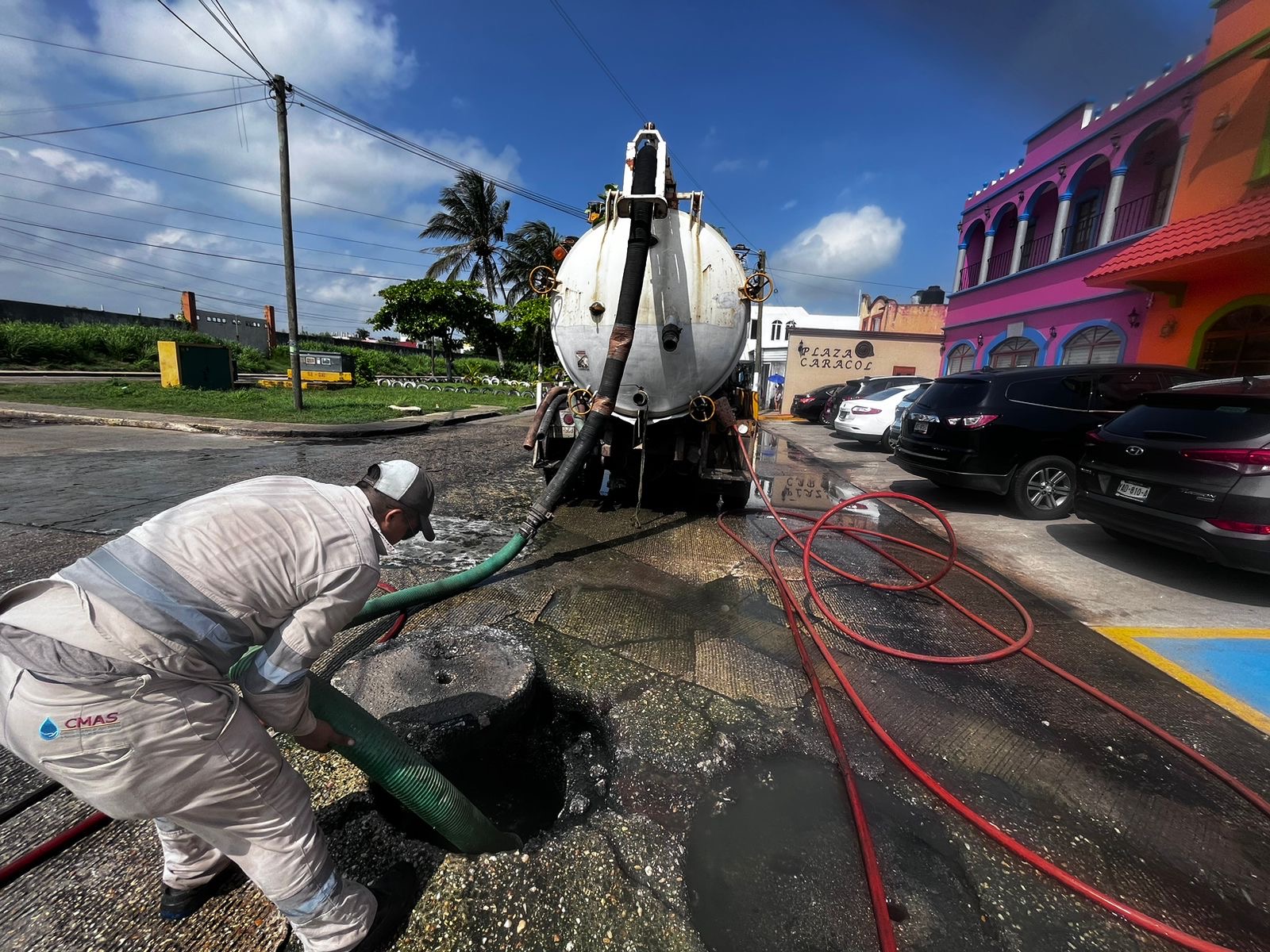 Realiza CMAS desazolves en el fraccionamiento Punta del Mar