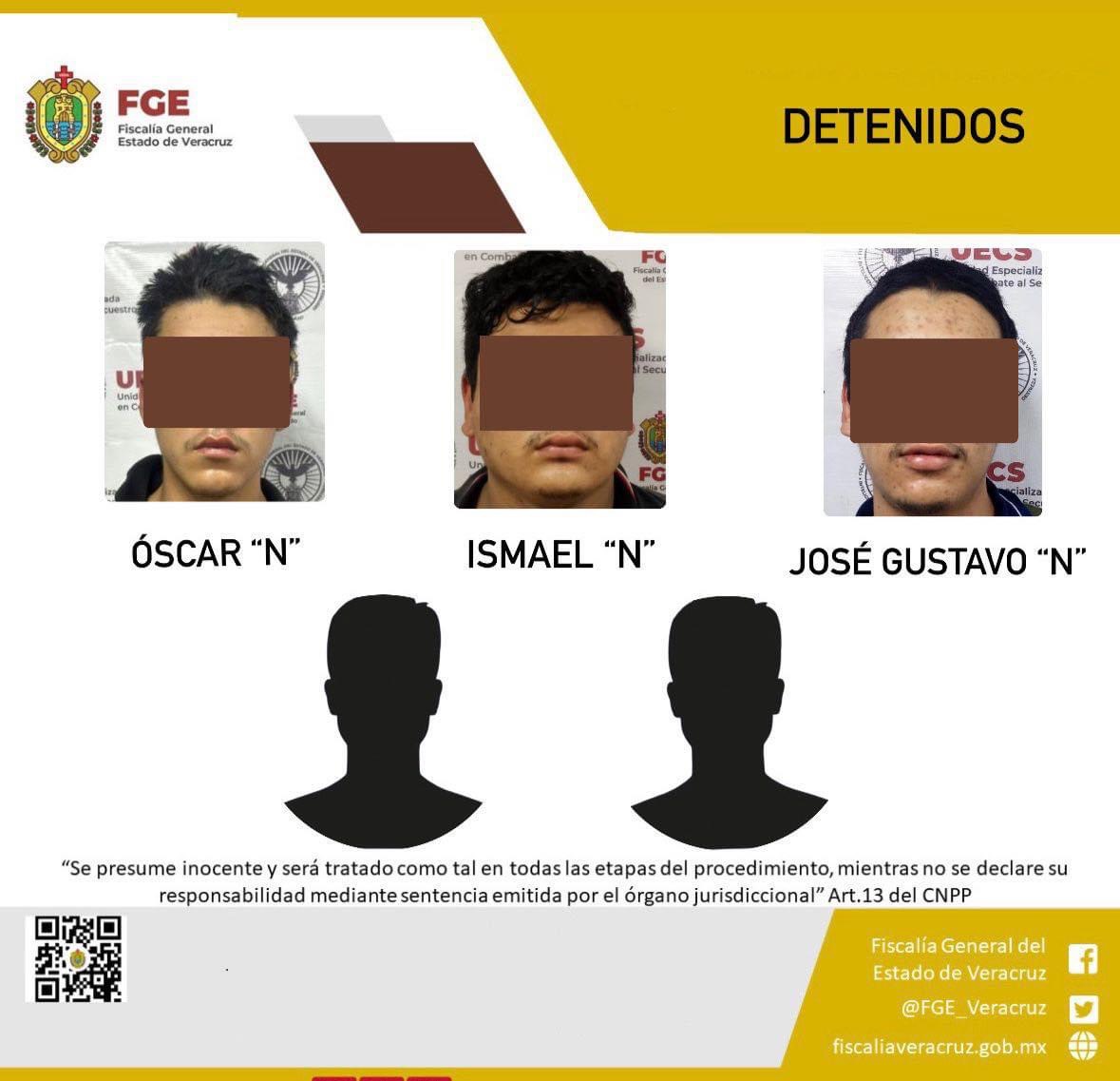 Detiene FGE a cinco presuntos secuestradores en Coatepec