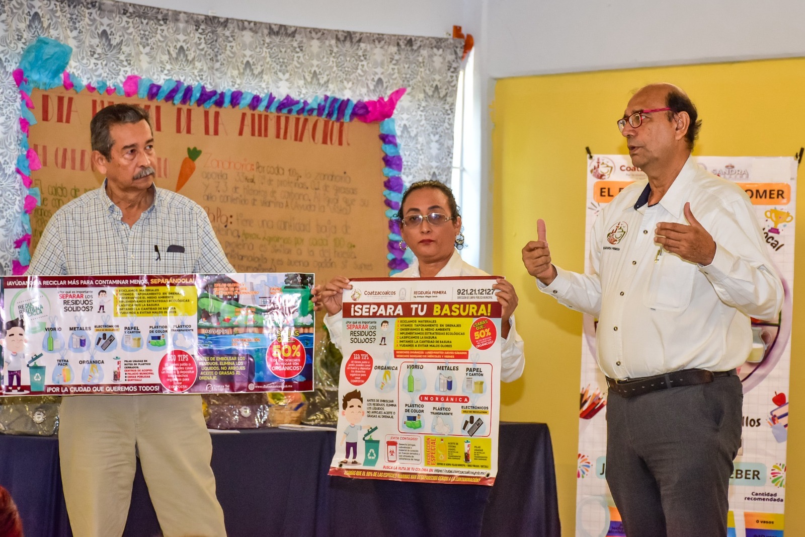 Imparte Gobierno de Coatzacoalcos plática sobre alimentación saludable a jóvenes de secundaria