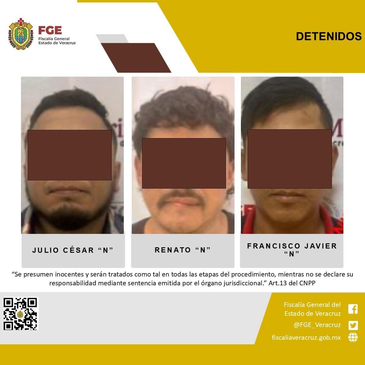 Detienen a tres presuntos secuestradores en Nanchital