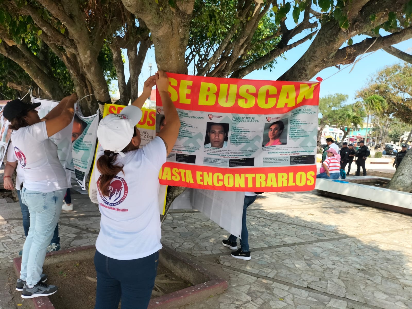 Madres buscadoras de Poza Rica y Córdoba llegaron a Coatza para localizar a sus desaparecidos