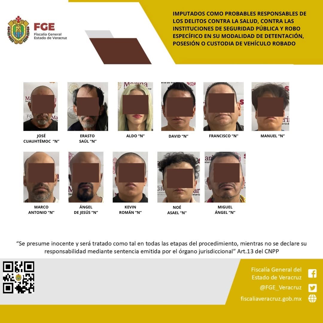 Cae banda criminal en Coatzacoalcos