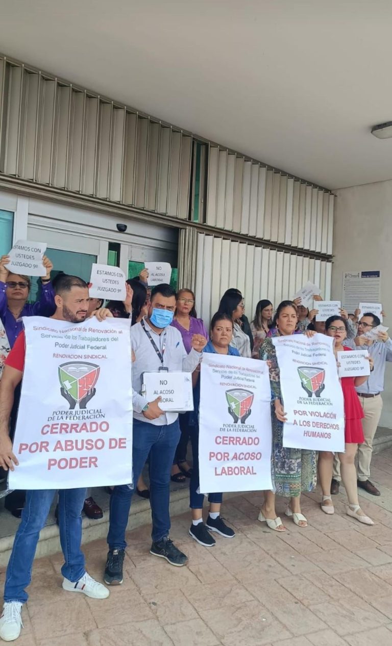 Cierran el Juzgado Noveno de Distrito en Coatzacoalcos; denuncian abuso de poder y laboral