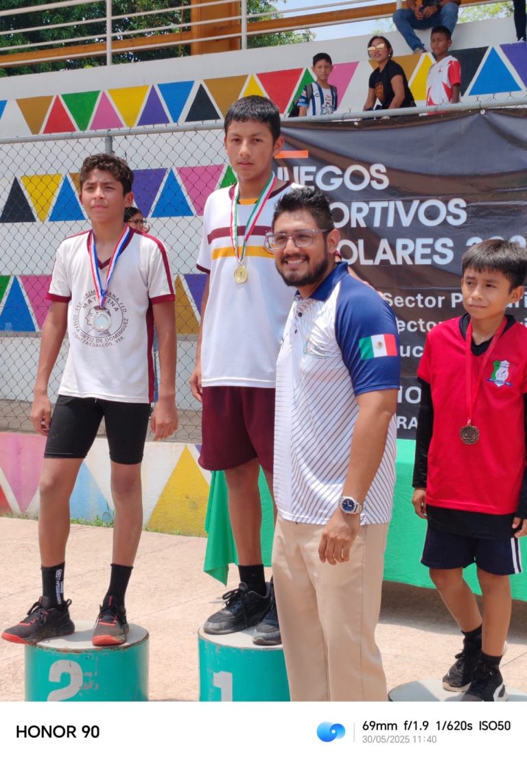 Carlos Obed, estudiante de Villa Allende, representará a Veracruz en los Juegos Deportivos Nacionales