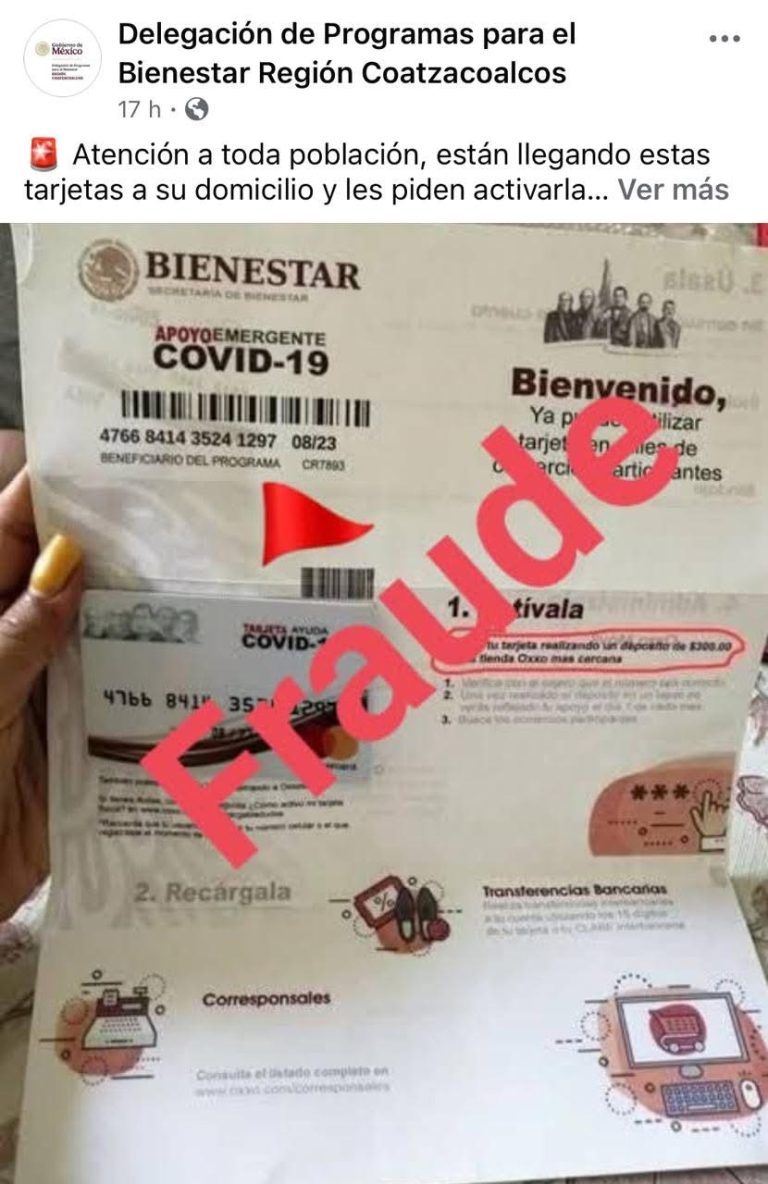 Falsos servidores de la nación defraudan con tarjetas a adultos mayores de Bienestar