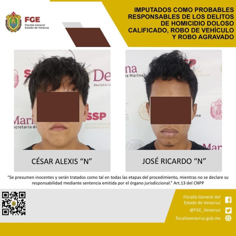 Detienen a dos presuntos implicados en el homicidio del odontólogo en Boca del Río